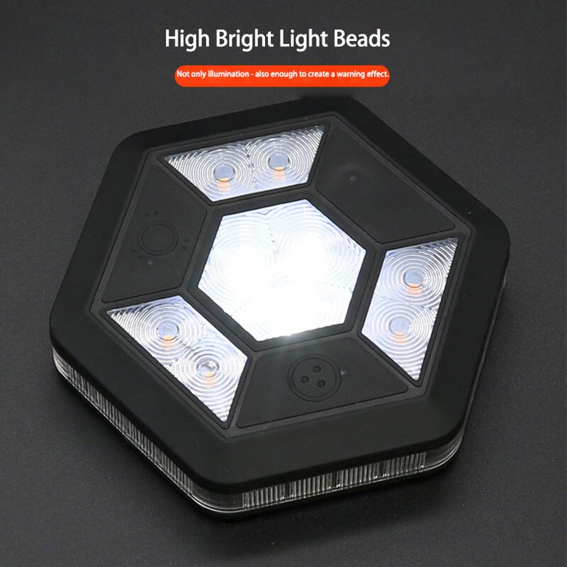 Sos Light Strobe - 360 ° dönen COB uyarı ışığı