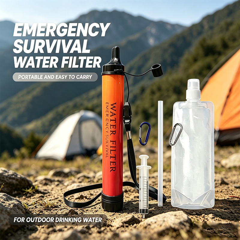 Water Purification Straw - Açık Hava Mini Su Filtresi Pipet