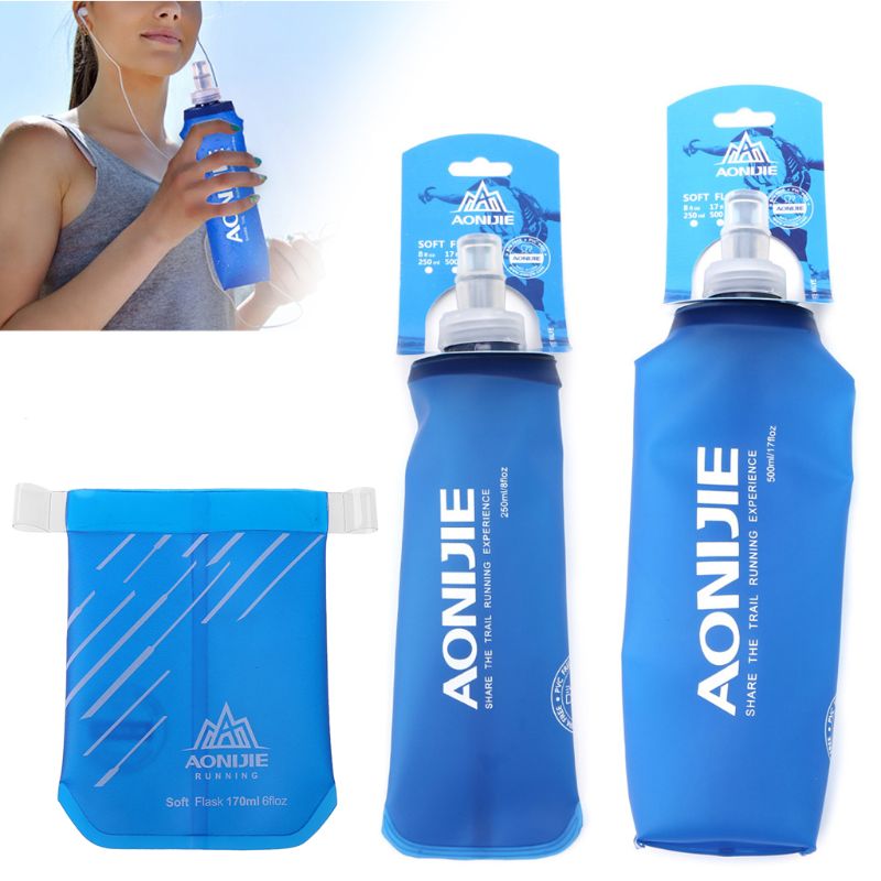Water Bag Collapsible - Açık spor konik su şişesi yumuşak