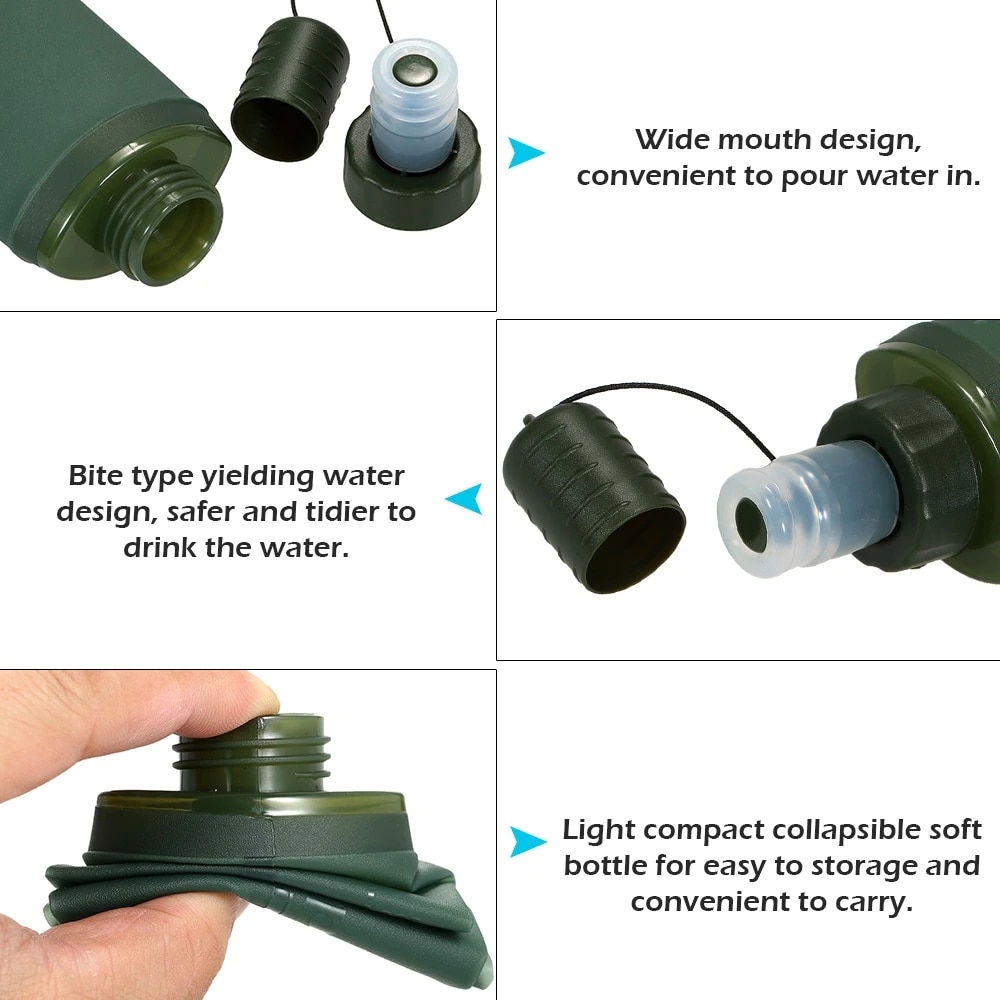 250ml 500ml Katlanabilir Su To - Water Bag Collapsible incelemesi ve fiyatı