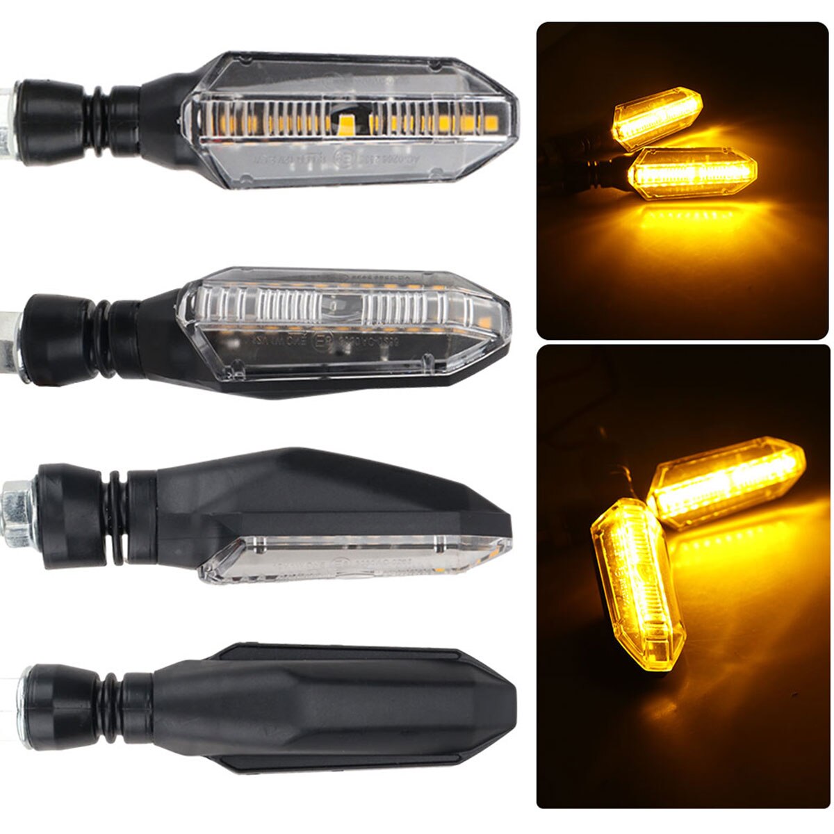 2 adet motosiklet LED dönüş si - Sos Light Strobe incelemesi ve fiyatı